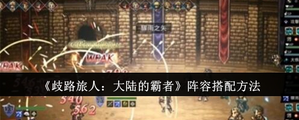 <strong>《歧路旅人：大陆的霸者》阵容搭配方法_歧路旅人大陆的霸者阵容怎么搭配</strong>