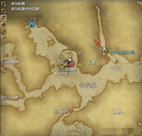《最终幻想14：水晶世界》木桩具体位置介绍
